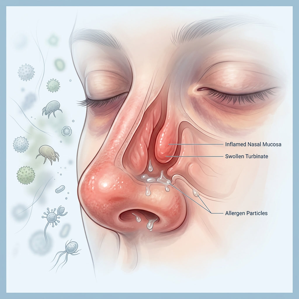Hubungan alergi hidung